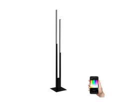 Eglo 900082 - LED RGBW reguliuojama stalinė lempa FRAIOLI-Z2xLED/16W/230V juoda