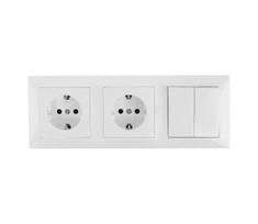 Aigostar - Rinkinys 2x lizdas su jungikliu 2x16A/250V SCHUKO
