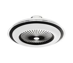 LED reguliuojamas lubų šviestuvas su ventiliatoriumi ZEPHYR LED/48W/230V juodas