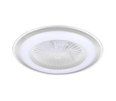 LED reguliuojamas lubų šviestuvas su ventiliatoriumi ZONDA LED/48W/230V sidabr.