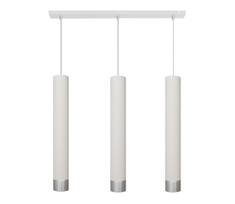 LED šviestuvas TUBA 3xGU10/4,8W/230V balta/blizgus chromas