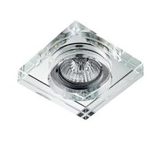 LED įmontuojamas šviestuvas ELEGANT DOUBLE LIGHT 1xGU10/50W+LED/3W