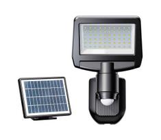 LED saulės prožektorius su sensoriumi TOMI LED/10W/7,4V 1800 mAh IP44 juodas