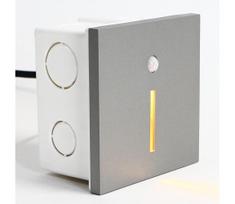 Emithor 70428 - LED laiptų šviestuvas su sensoriumi LINE LED/1W/230V 4000K pilka
