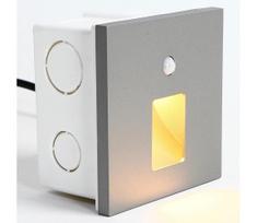 Emithor 70422 - LED laiptų šviestuvas su sensoriumi VIX LED/1W/230V 4000K pilkas