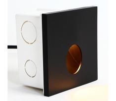 Emithor 70437 - LED laiptų šviestuvas OLIVE LED/1W/230V 4000K juodas