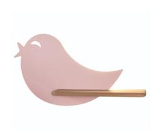 LED vaikų sieninis šviestuvas su lentyna BIRD LED/5W/230V rožinė/medis