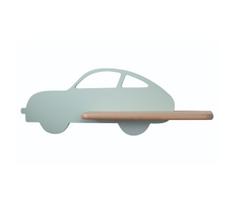 LED vaikų sieninis šviestuvas su lentynėle CAR LED/5W/230V žalia/medis