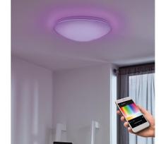 Eglo 32589 - LED RGB reguliuojamas GIRON-C lubų šviestuvas LED/17W/230V