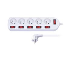 Solight PP144 - 3 m pratęsimo laidas su jungikliais