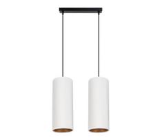 Pakabinamas šviestuvas AVALO 2xE27/60W/230V balta/varinė