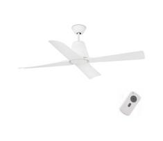 FARO 33480 - Lubų ventiliatorius TYPHOON IP44 pr. 130 cm, baltas + DO