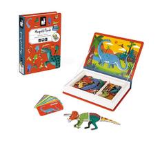 Janod - Magnetinė interaktyvi MAGNETIBOOK dinozaurų rinkinys