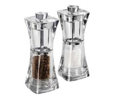 Cole&Mason CRYSTAL rinkinys druskos ir pipirų malūnėlių, 12,5 cm, 2 vnt