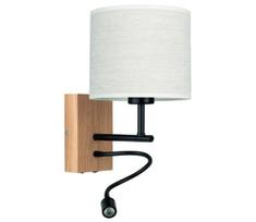 Spot-Light 57291974 - Lanksti BOHO šviestuvas 1xE27/25W + LED/1W/230V ąžuolas