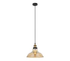 ITALUX MDM-2381/1 GD+AMB - Pakabinamas šviestuvas HUBERT 1xE27/40W/230V