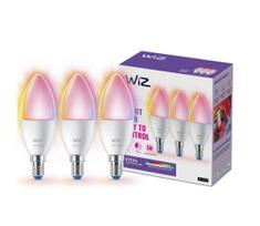 Rinkinys 3x LED RGBW reguliuojamos lemputės C37 E14/4,9W/230V 2200-6500K CRI90 W