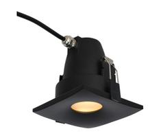 Azzardo AZ5392 - Vonios lubų šviestuvas ROMOLO 1xGU10/50W/230V IP65 juodas