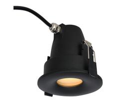 Azzardo AZ5390 ROMOLO 1xGU10/50W/230V IP65 vonios lubų šviestuvas juodas