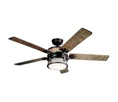Kichler KLF-AHRENDALE-60-AVI-LED 10W 230V IP44 lubinamasis lubų ventiliatorius s