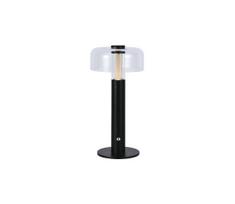 LED reguliuojama įkraunama stalinė lempa LED/1W/5V 3000K 1800 mAh juoda