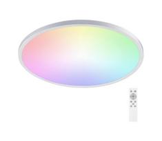 Aigostar LED RGBW vonios šviestuvas 24W 230V pr.42cm IP44+DO reguliuojamas
