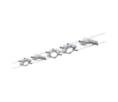 Paulmann 94108 - Rinkinys 5xLED/4,3W MAC 230V taškinis šviestuvas matinė chromas