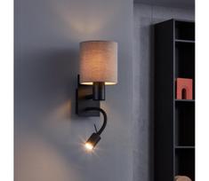 Eglo 900701 - LED lanksčias šviestuvas PASTERI 1xE27/40W/230V + LED/3,8W rudas