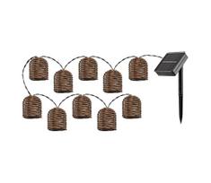 Rabalux 77047 - LED saulės girlianda RUPIT 10xLED/0,6W/1,2V IP44