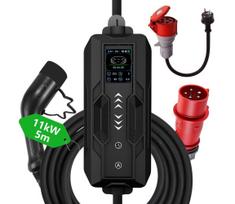 Immax – Įkrovimo stotelė EV elektromobiliams 16A/380V + 230V kištukas, 5m dėklas
