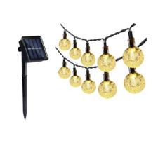 LED saulės girlianda 30xLED/0,12W/1,2V 1xAA 3000K IP44 400 mAh