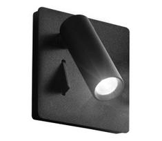Ideal Lux - LED sieninis šviestuvas LITE LED/3W/230V CRI 90 juodas