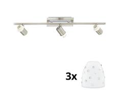 Eglo - LED šviestuvas MY CHOICE 3xE14/40W/230V chromas/balta