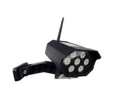 LED saulės saugumo kameros maketas su sensoriumi LED/3,7V IP44 juodas + DO