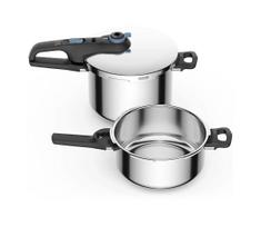 Tefal - Nerūdijančio plieno slėginiai puodai 4/6 l SECURE TRENDY