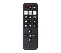 Nedis TVRC23SNBK – Universalus TV nuotolinio valdymo pultas 2xAAA baterijoms