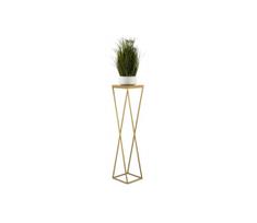 Stovas gėlėms LOFT 100x24 cm auksinė/ruda