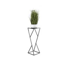 Stovas gėlėms LOFT 70x23,5 cm juodas