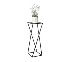 Stovas gėlėms 70x24 cm, juodos spalvos