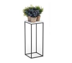 Stovas gėlėms BASICLOFT 80x24 juodas/baltas