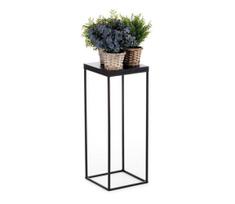 Stovas gėlėms BASICLOFT 60x24 juodas
