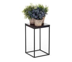 Stovas gėlėms BASICLOFT 40x24 juodas
