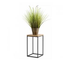 Stovas gėlėms BASICLOFT 40x24 juodas/rudas