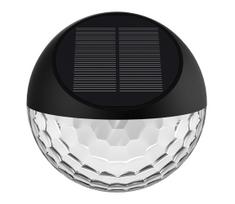 Aigostar - LED RGB saulės lauko sieninis šviestuvas LED/2W/1,2V juodas IP44