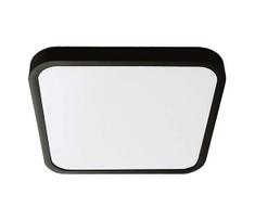 LED vonios lubų šviestuvas LED/24W/230V IP44 3000K 29x29 cm juodas