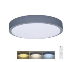 Solight WO8001 - LED reguliuojamas šviestuvas PILKAS LED/48W/230V 3000-6500K Ø38