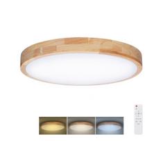 Solight WO8010 LED šviestuvas SOLID OAK 60W 230V 3000-6500K pr. 51 cm su DO
