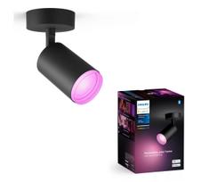 Philips Hue FUGATO LED RGBW 1xGU10/4,2W/230V reguliuojamas juodas šviestuvas