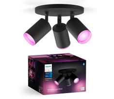 Philips - LED RGBW reguliuojamas Hue FUGATO 3xGU10/4,2W/230V juodas