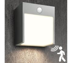 Brilagi TERNI LED lauko sieninis šviestuvas su sensoriumi 12W 230V IP44
